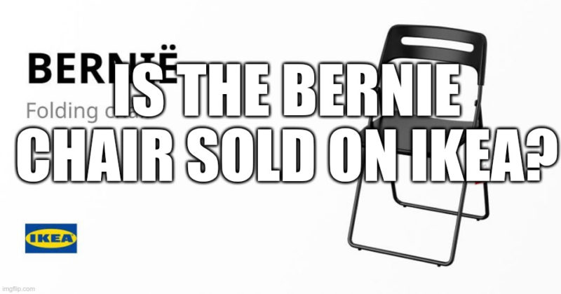 bernie chair meme