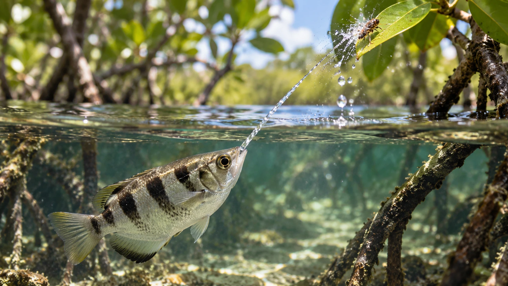 Archerfish Shoot Down Insects With Water. They Can Learn to Hit Moving Targets, Too.
