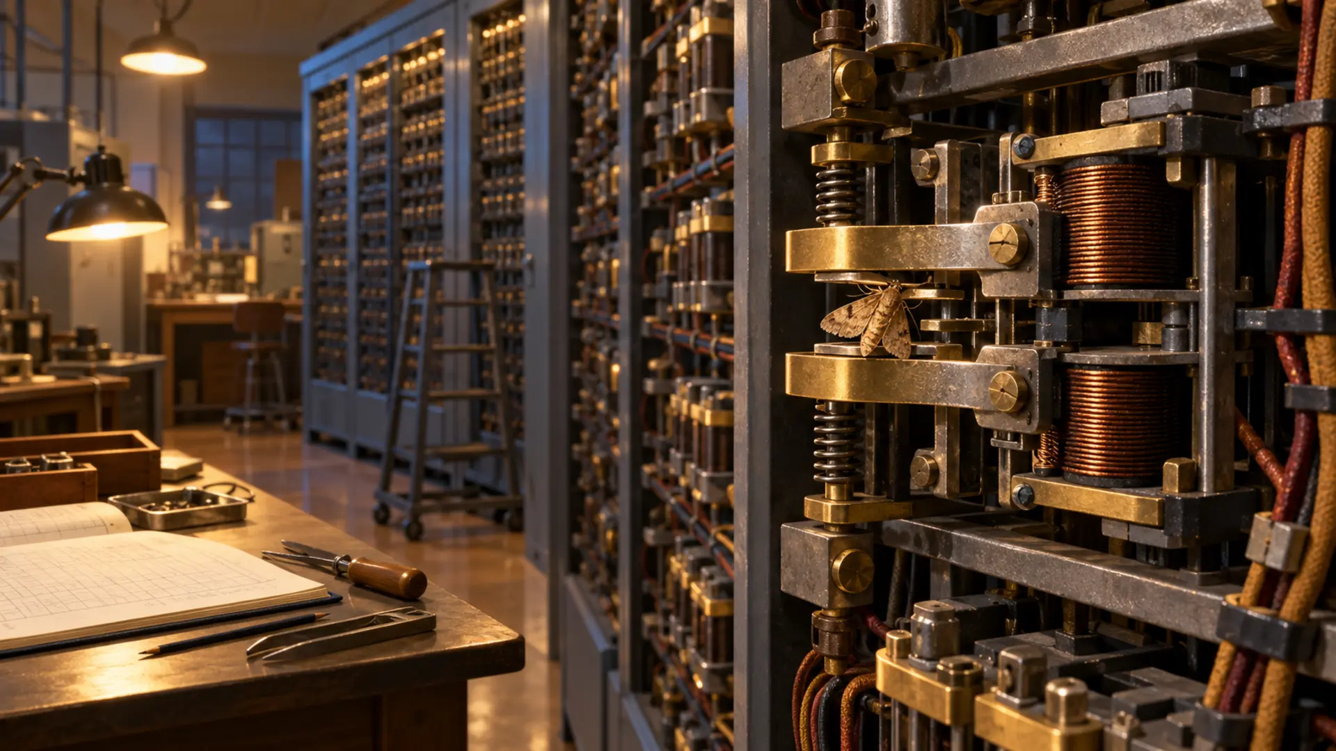 The First Computer “Bug” Was a Real Moth—but the Word Was Already Old