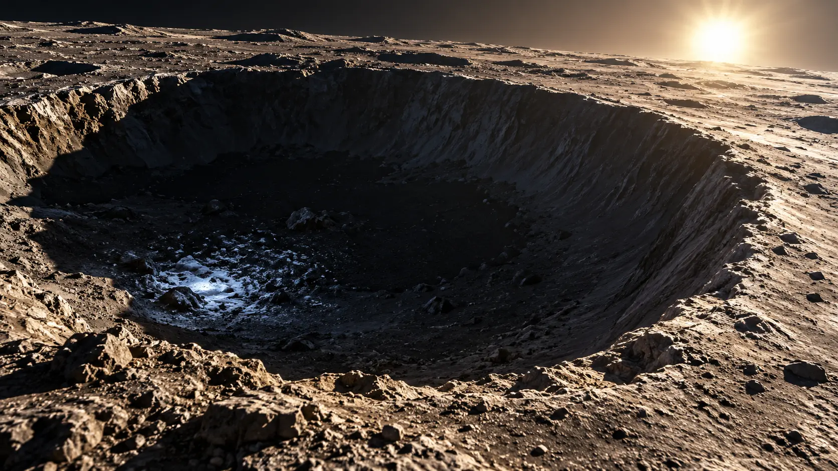Mercury Has Water Ice in Craters That Never See the Sun