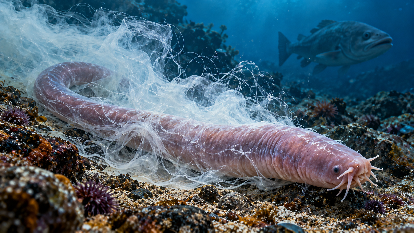 Hagfish Make Slime That Can Clog a Predator’s Gills